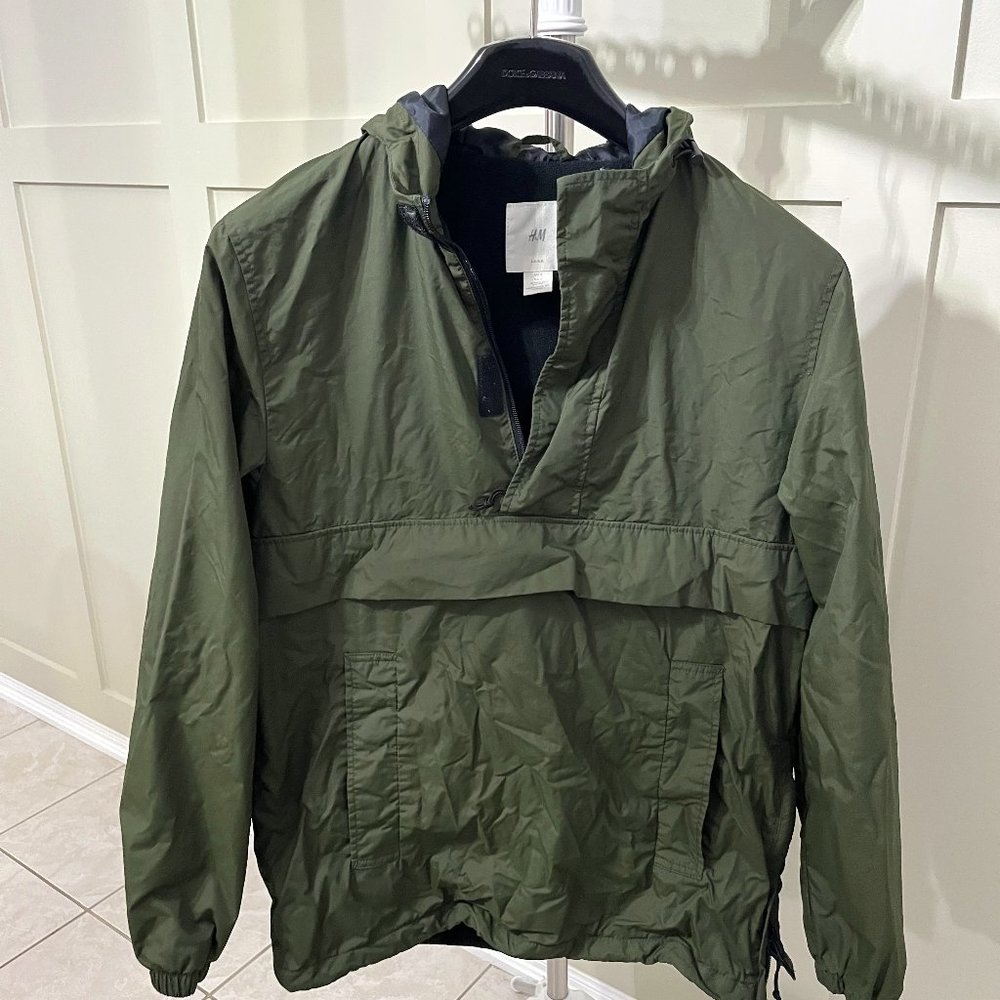 H&M - Men's Fleece Lined Pull Over Jacket